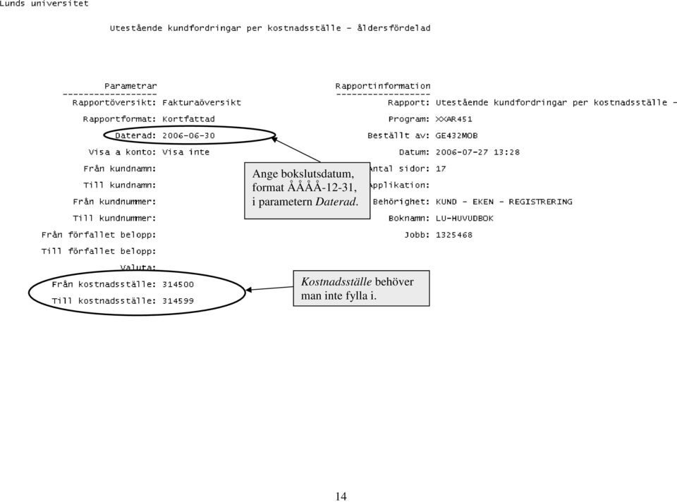 parametern Daterad.