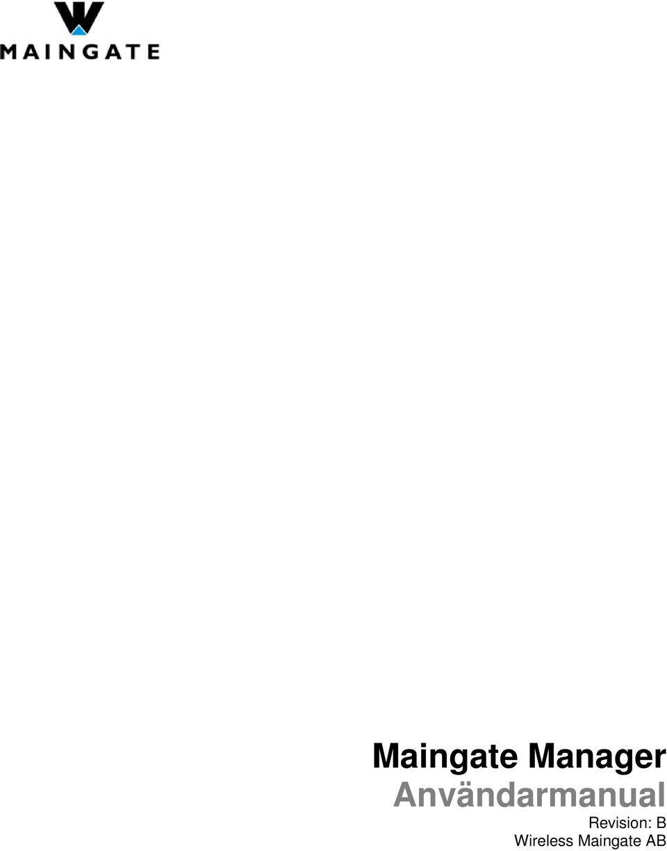 Användarmanual