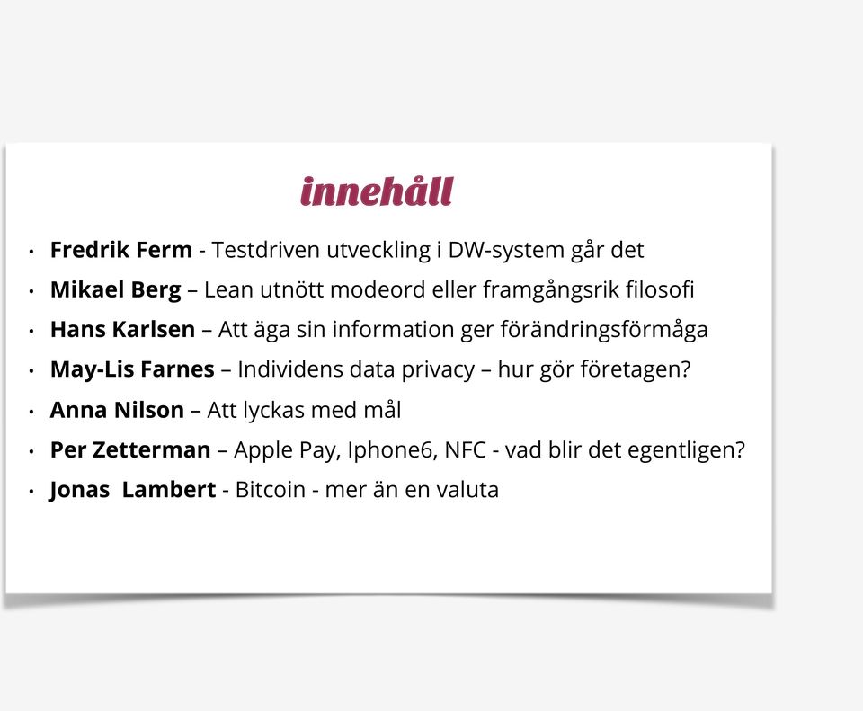 May-Lis Farnes Individens data privacy hur gör företagen?