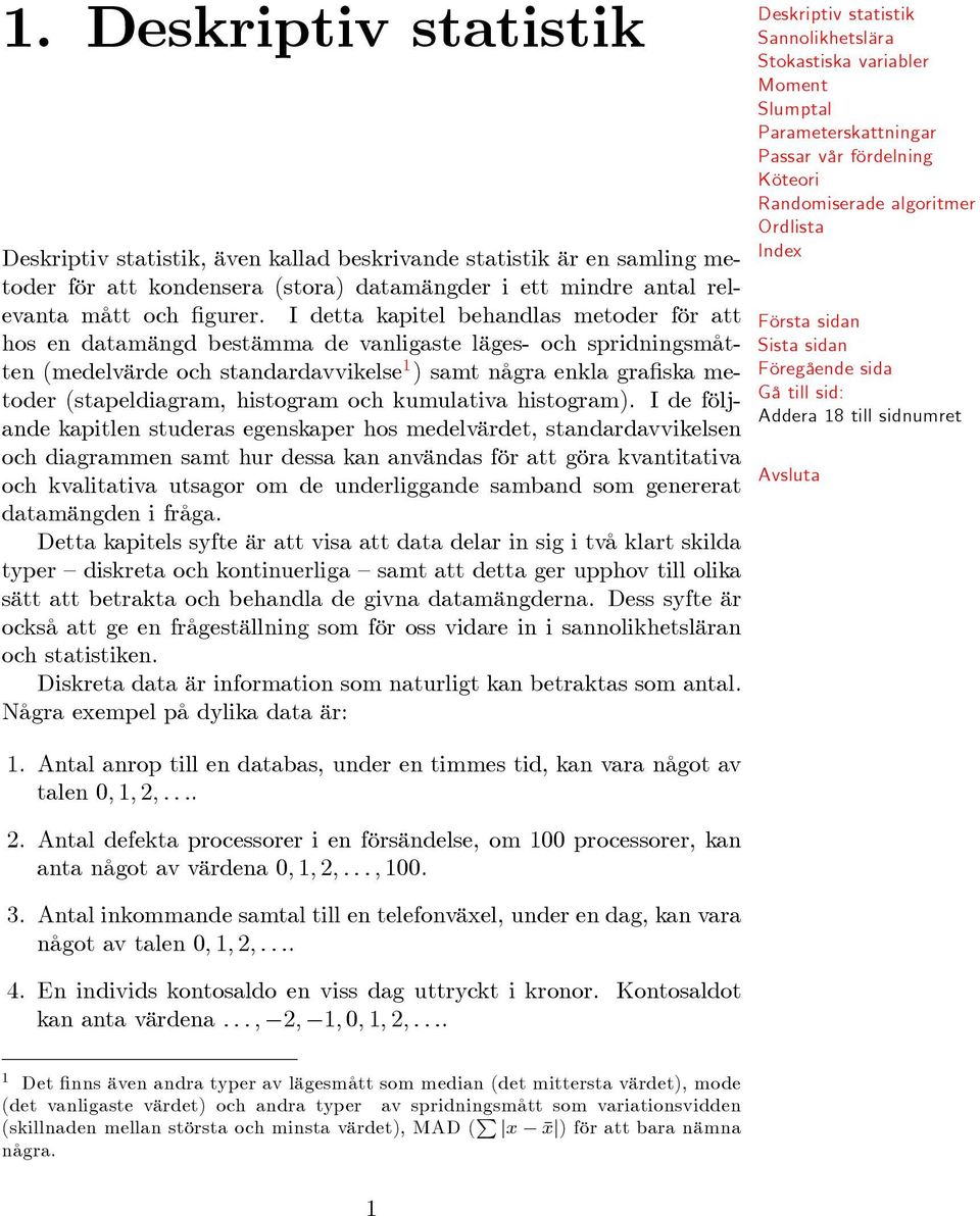 histogram och kumulativa histogram).