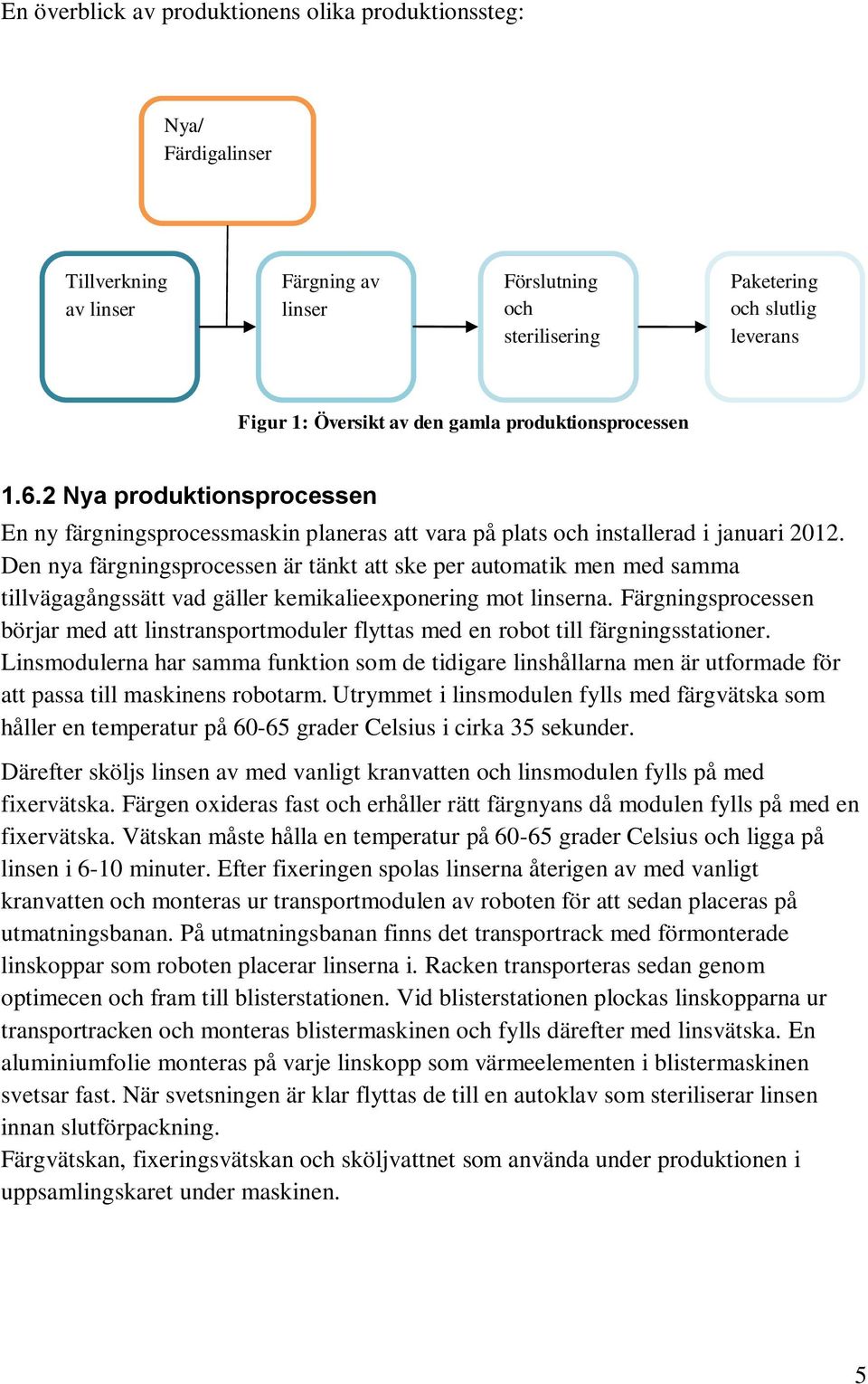 Den nya färgningsprocessen är tänkt att ske per automatik men med samma tillvägagångssätt vad gäller kemikalieexponering mot linserna.