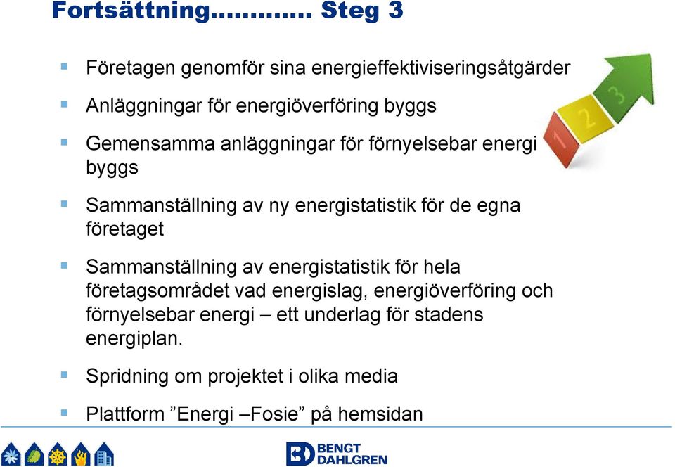 anläggningar för förnyelsebar energi byggs Sammanställning av ny energistatistik för de egna företaget