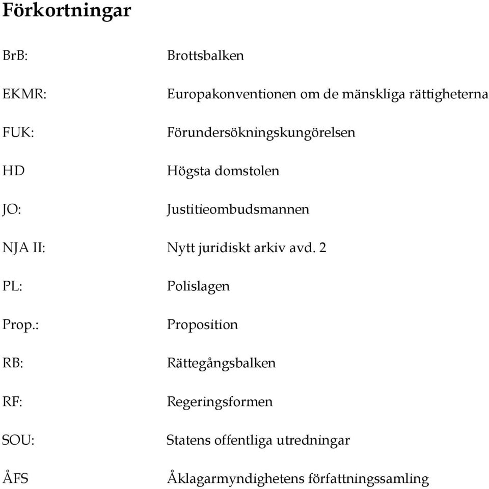 Nytt juridiskt arkiv avd. 2 PL: Prop.