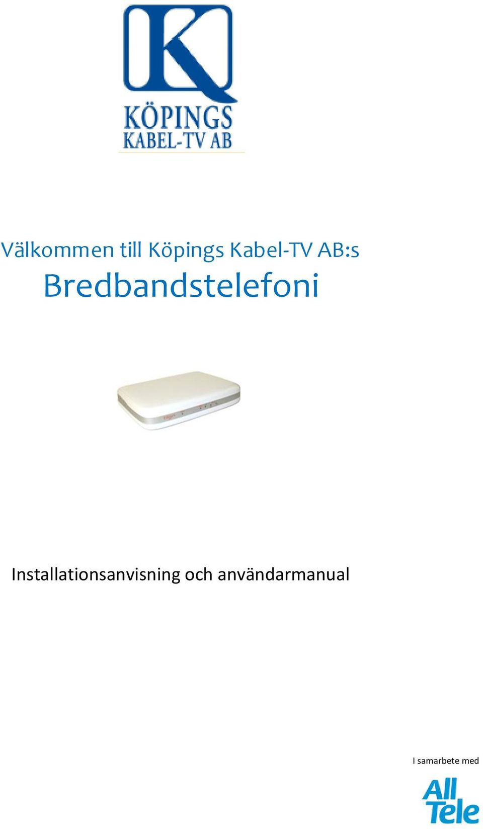 Bredbandstelefoni