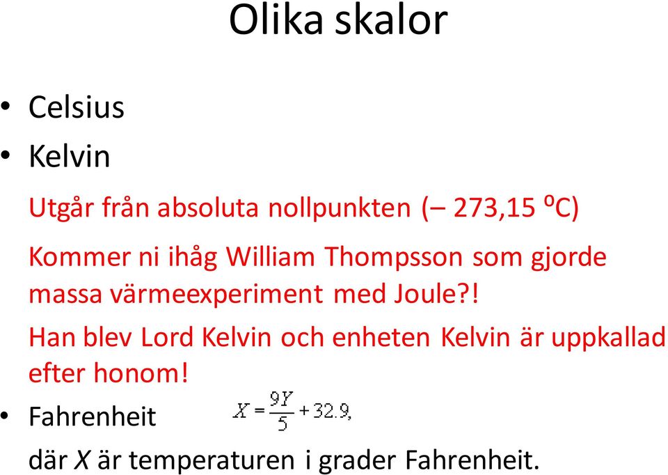 värmeexperiment med Joule?