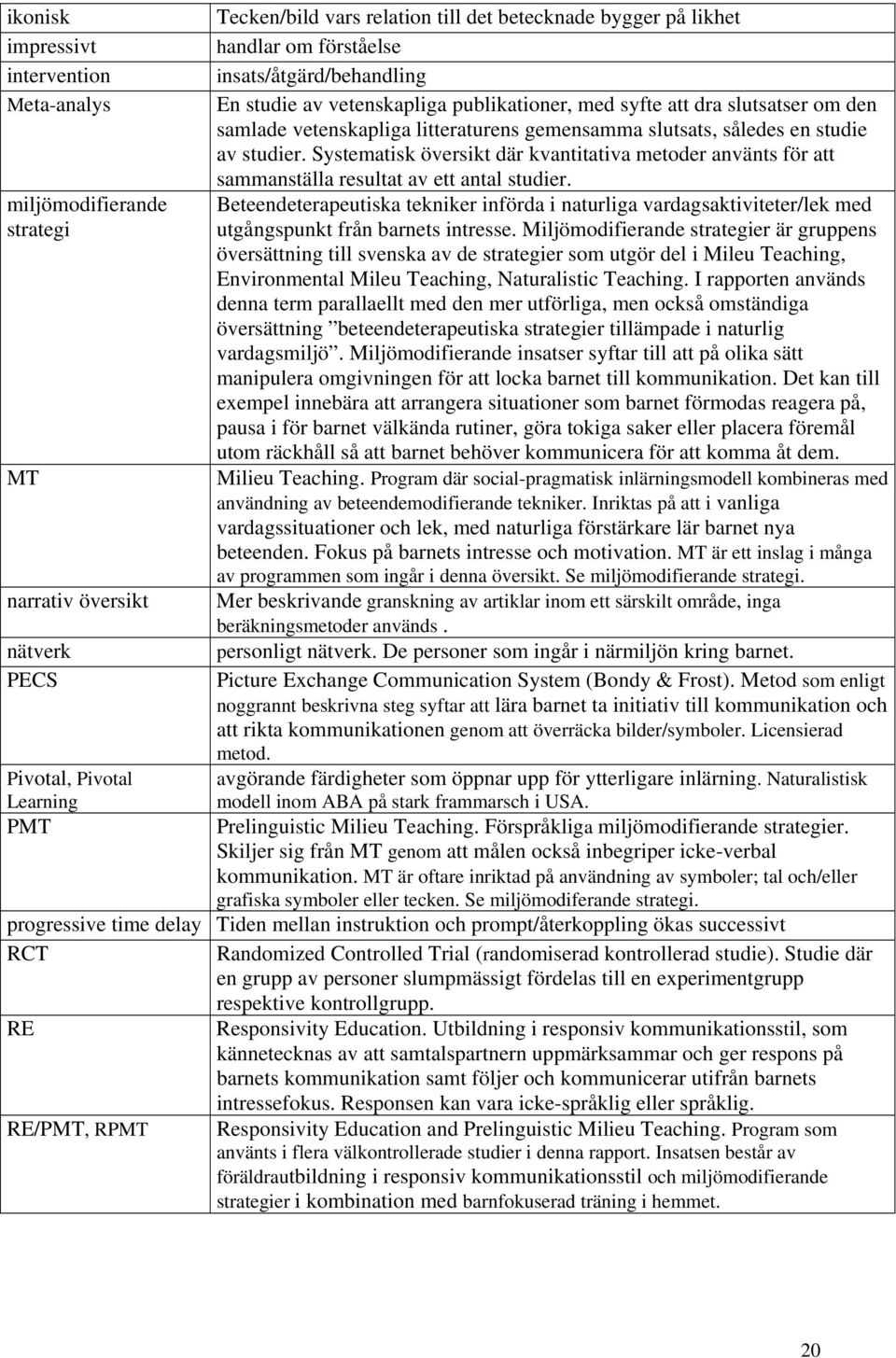 Systematisk översikt där kvantitativa metoder använts för att sammanställa resultat av ett antal studier.