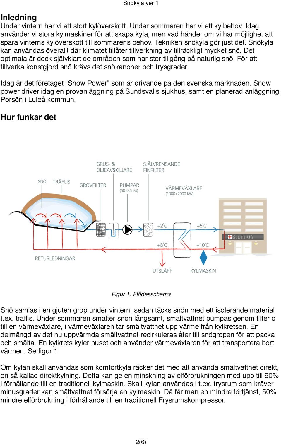 Snökyla kan användas överallt där klimatet tillåter tillverkning av tillräckligt mycket snö. Det optimala är dock självklart de områden som har stor tillgång på naturlig snö.