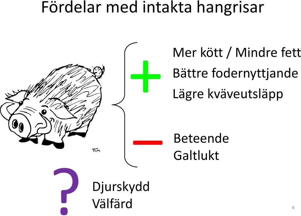 Mindre fett Bättre fodernyttjande