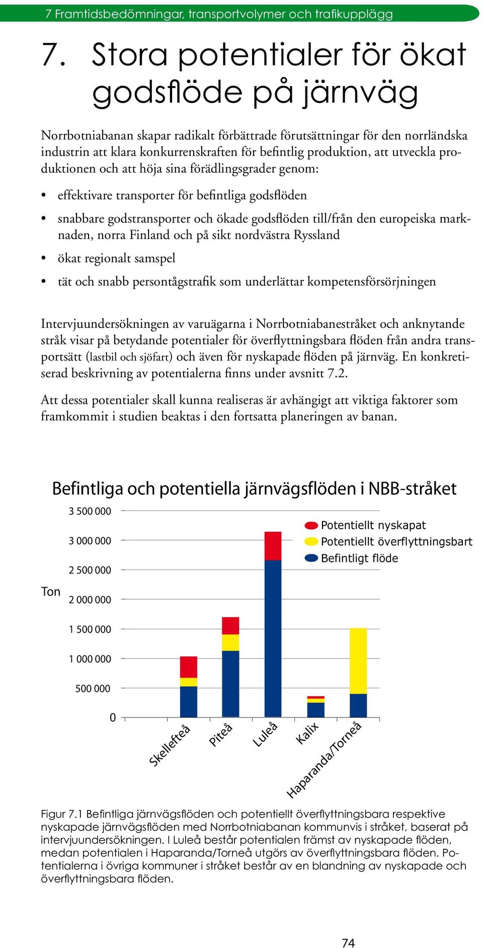 Ryssland ökat regionalt samspel tät och snabb persontågstrafik som underlättar kompetensförsörjningen Intervjuundersökningen av varuägarna i Norrbotniabanestråket och anknytande stråk visar på