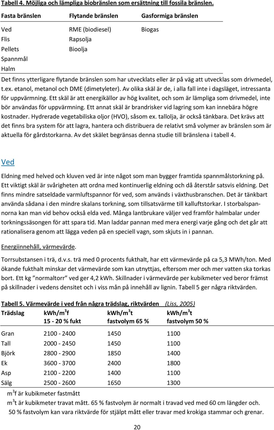 att utvecklas som drivmedel, t.ex. etanol, metanol och DME (dimetyleter). Av olika skäl är de, i alla fall inte i dagsläget, intressanta för uppvärmning.