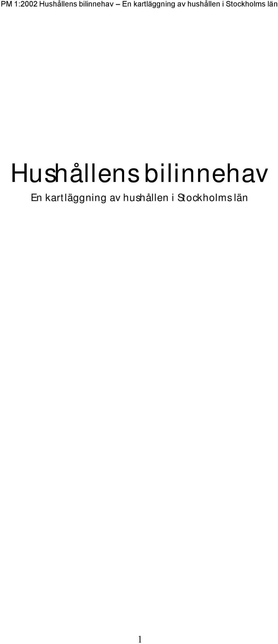 kartläggning av