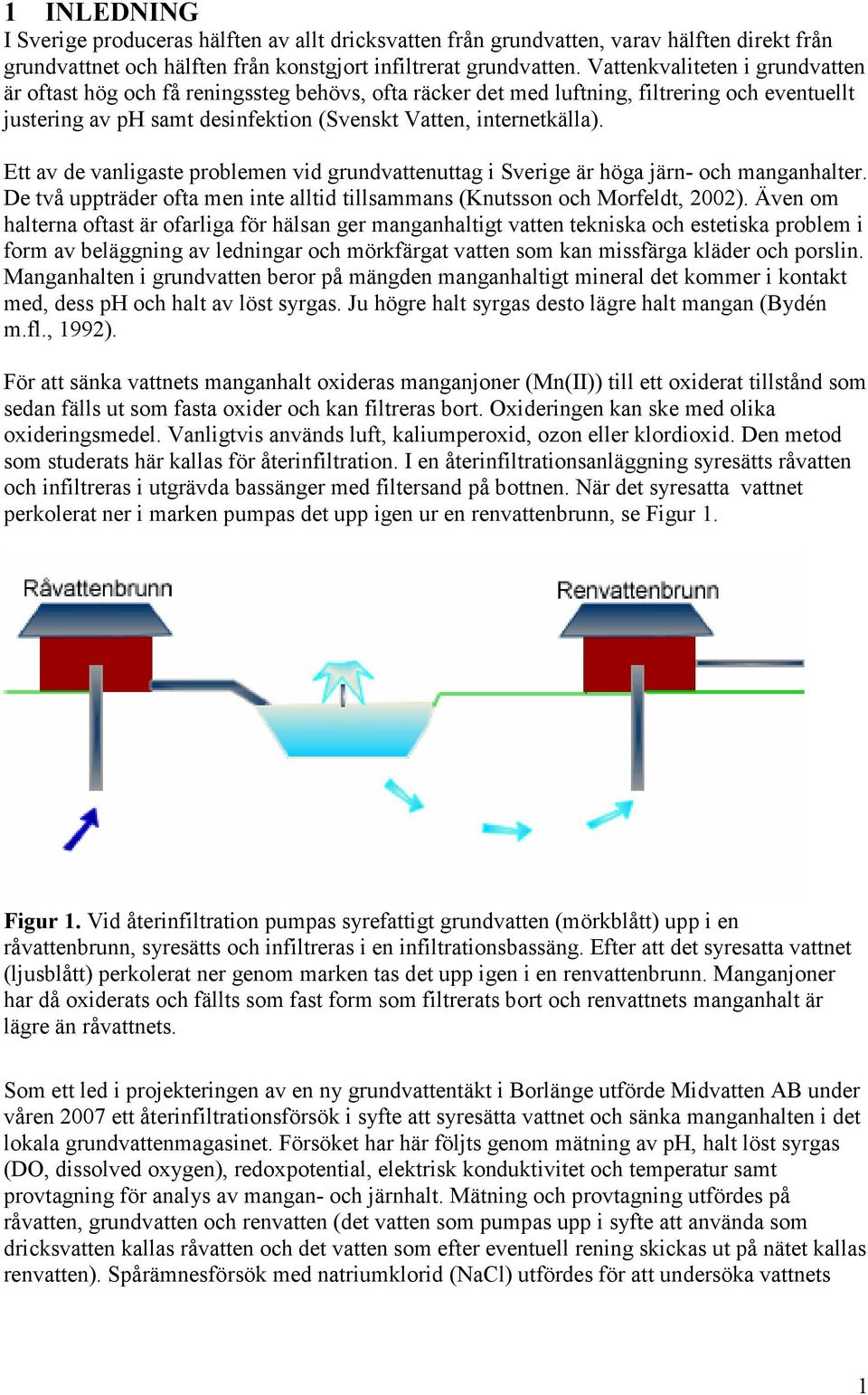 Ett av de vanligaste problemen vid grundvattenuttag i Sverige är höga järn- och manganhalter. De två uppträder ofta men inte alltid tillsammans (Knutsson och Morfeldt, 2002).