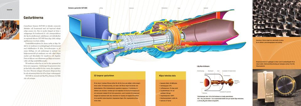 SGT-800 finns idag i drift i många applikationer över hela världen. Underhållskostnaderna för denna turbin är låga. Ett Skovlarna i första steget har enkristallin struktur.