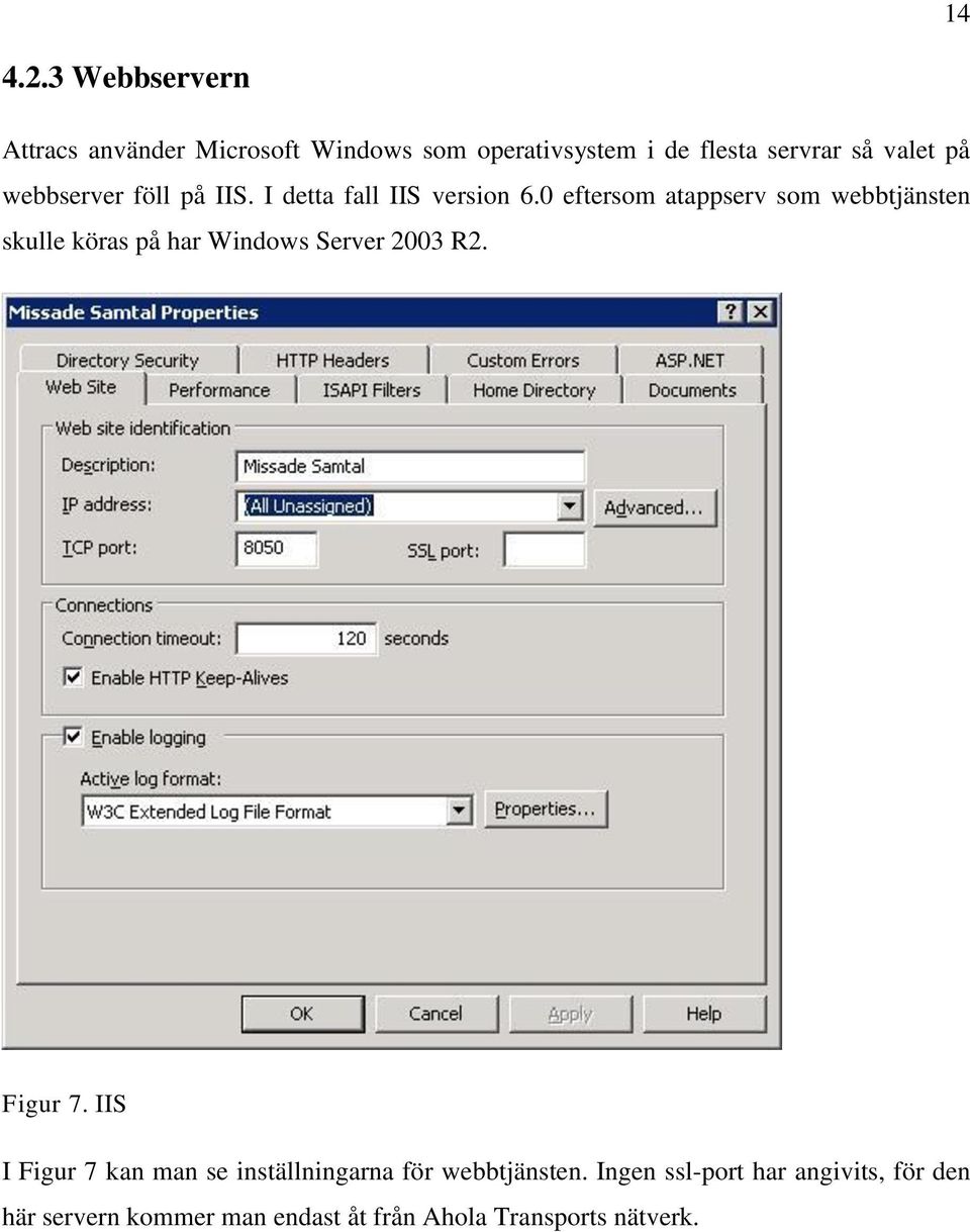 webbserver föll på IIS. I detta fall IIS version 6.