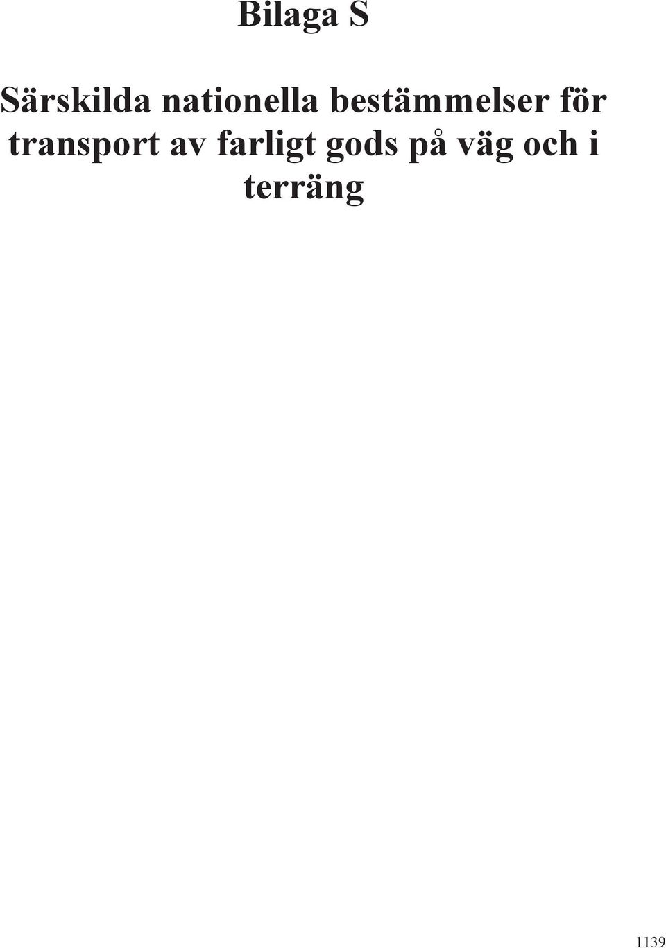 för transport av farligt