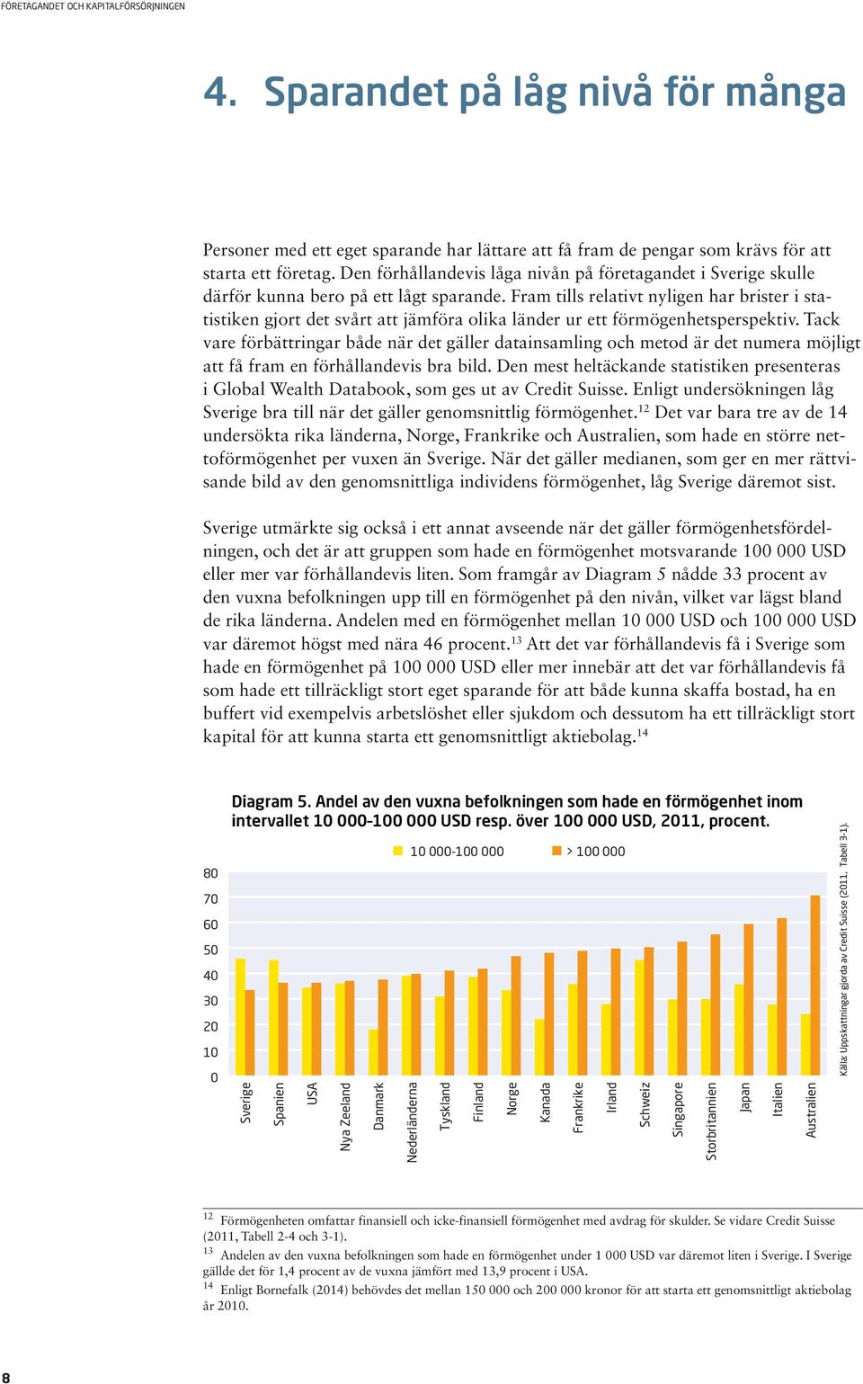 Fram tills relativt nyligen har brister i statistiken gjort det svårt att jämföra olika länder ur ett förmögenhetsperspektiv.