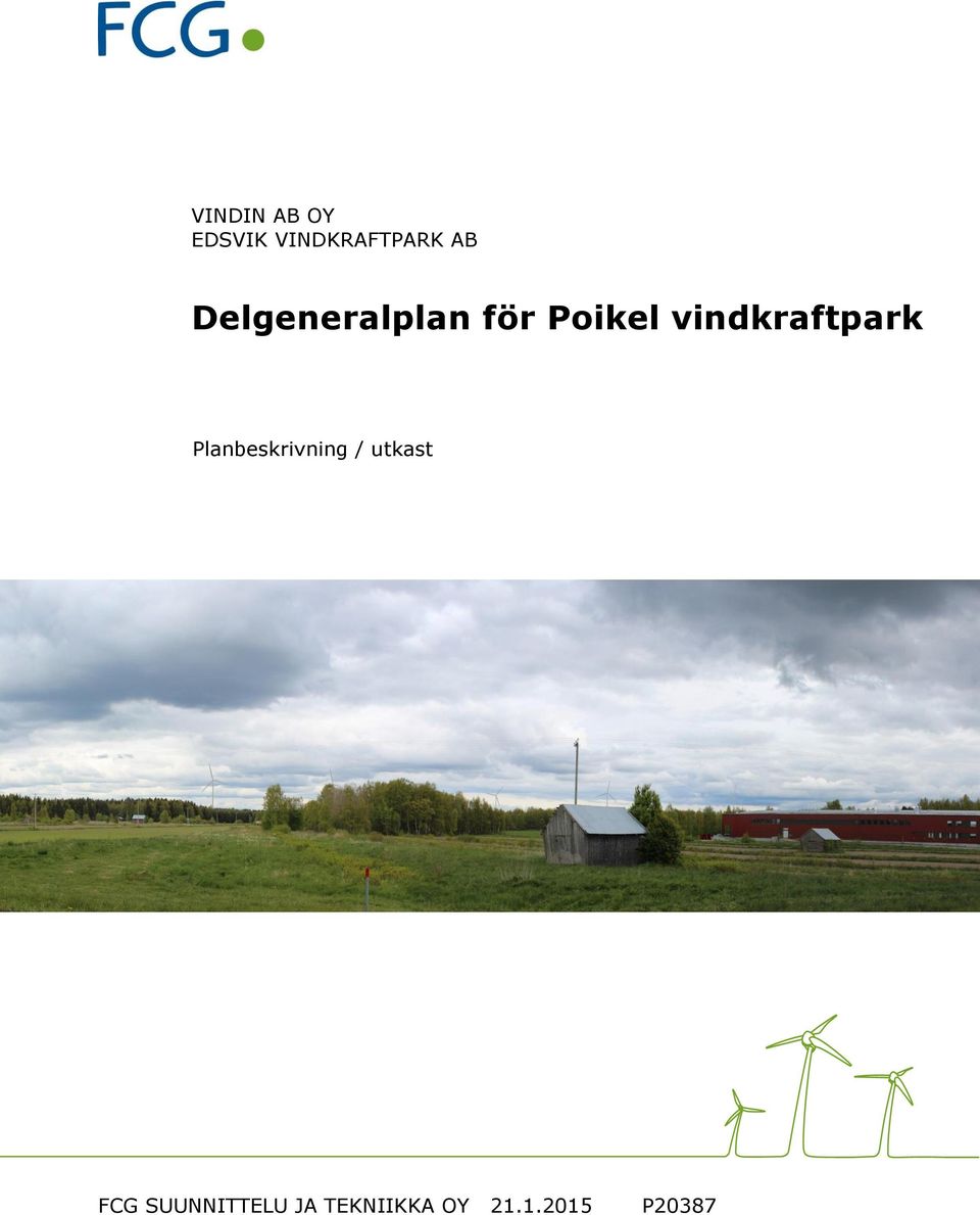 vindkraftpark Planbeskrivning /