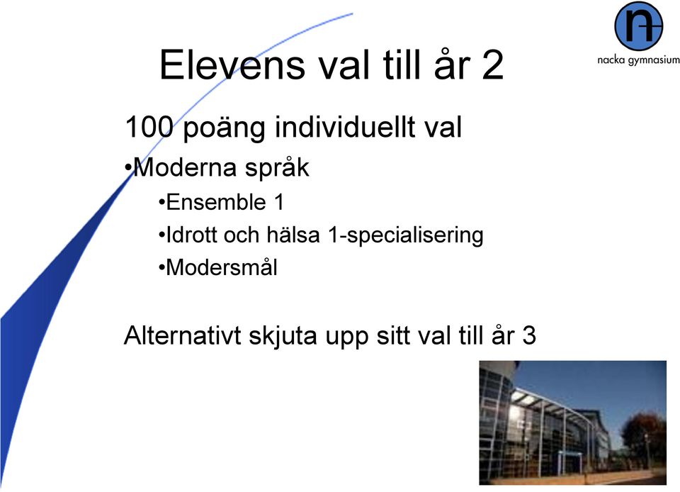 1 Idrott och hälsa 1-specialisering