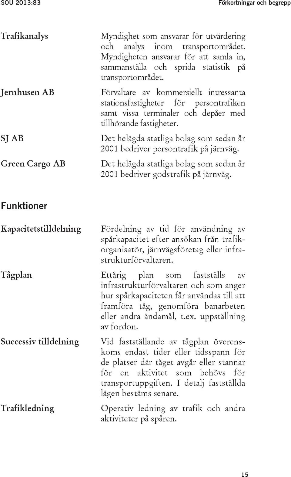Förvaltare av kommersiellt intressanta stationsfastigheter för persontrafiken samt vissa terminaler och depåer med tillhörande fastigheter.