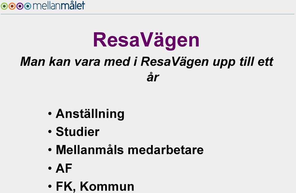 Anställning Studier