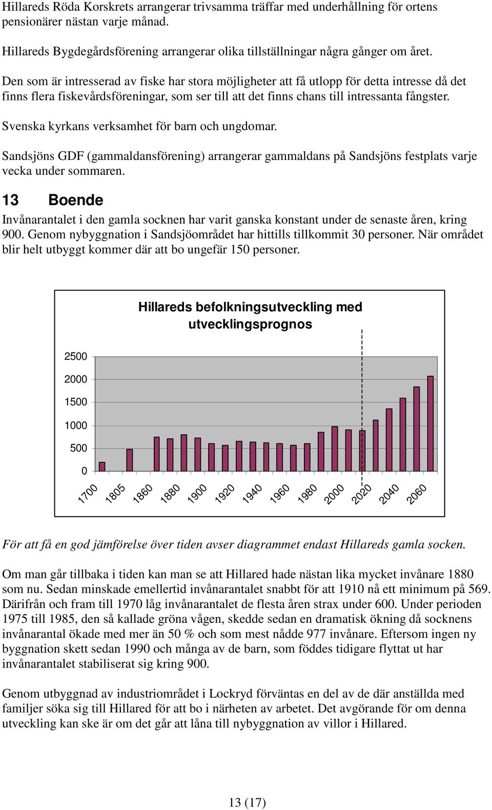 Svenska kyrkans verksamhet för barn och ungdomar. Sandsjöns GDF (gammaldansförening) arrangerar gammaldans på Sandsjöns festplats varje vecka under sommaren.