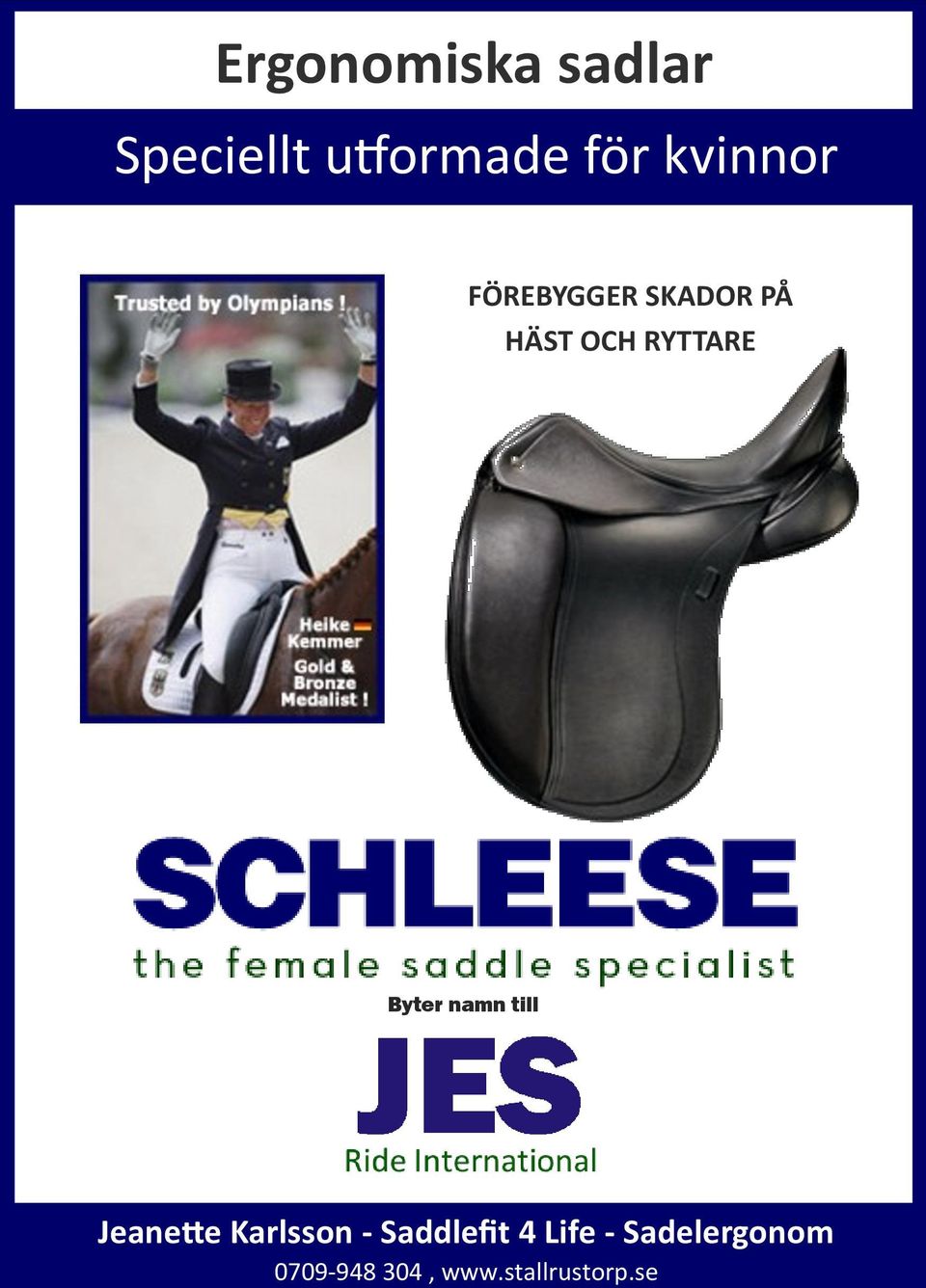 Byter namn till Jeanette Karlsson - Saddlefit 4