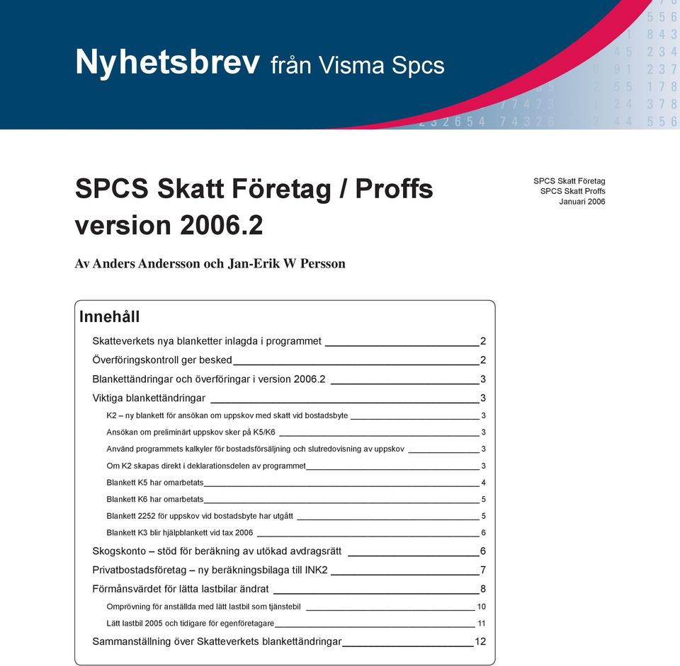 2 3 Viktiga blankettändringar 3 K2 ny blankett för ansökan om uppskov med skatt vid bostadsbyte 3 Ansökan om preliminärt uppskov sker på K5/K6 3 Använd programmets kalkyler för bostadsförsäljning och