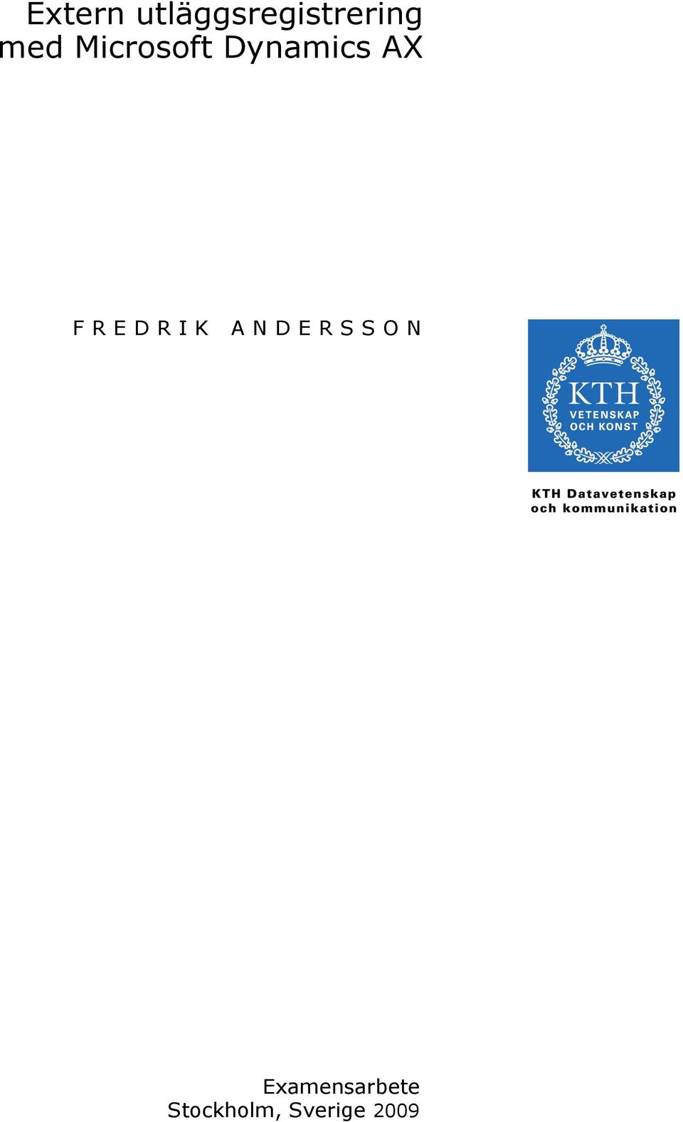 FREDRIK ANDERSSON