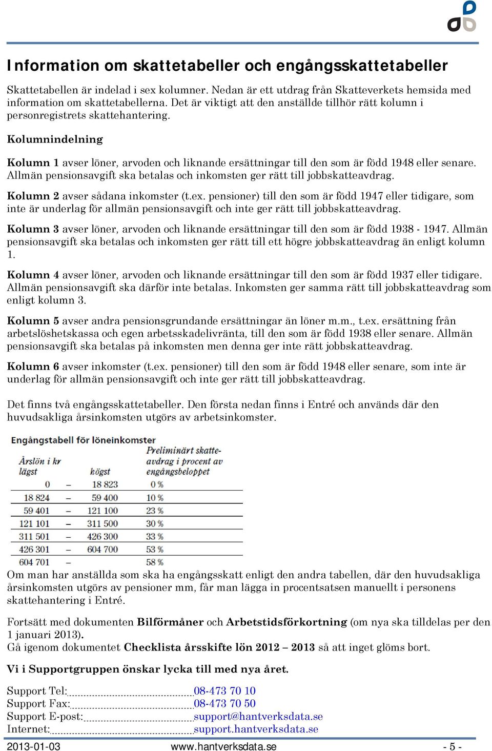 Allmän pensionsavgift ska betalas och inkomsten ger rätt till jobbskatteavdrag. Kolumn 2 avser sådana inkomster (t.ex.