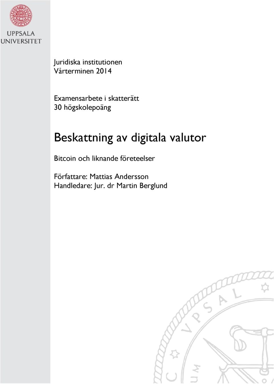 Beskattning av digitala valutor Bitcoin och liknande