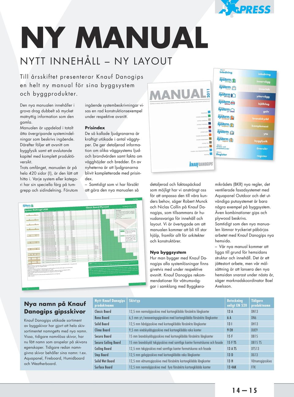 Därefter följer ett avsnitt om byggfysik samt ett avslutande kapitel med komplett produktöversikt. Trots omfånget, manualen är på hela 420 sidor (!), är den lätt att hitta i.