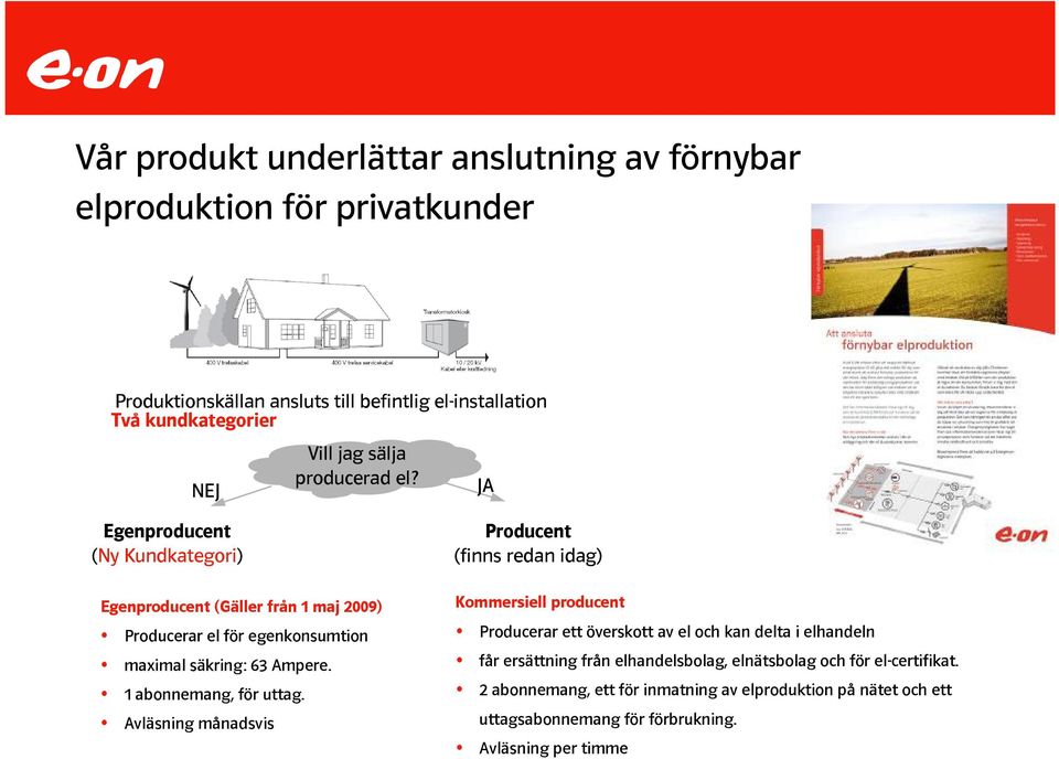 1 abonnemang, för uttag.