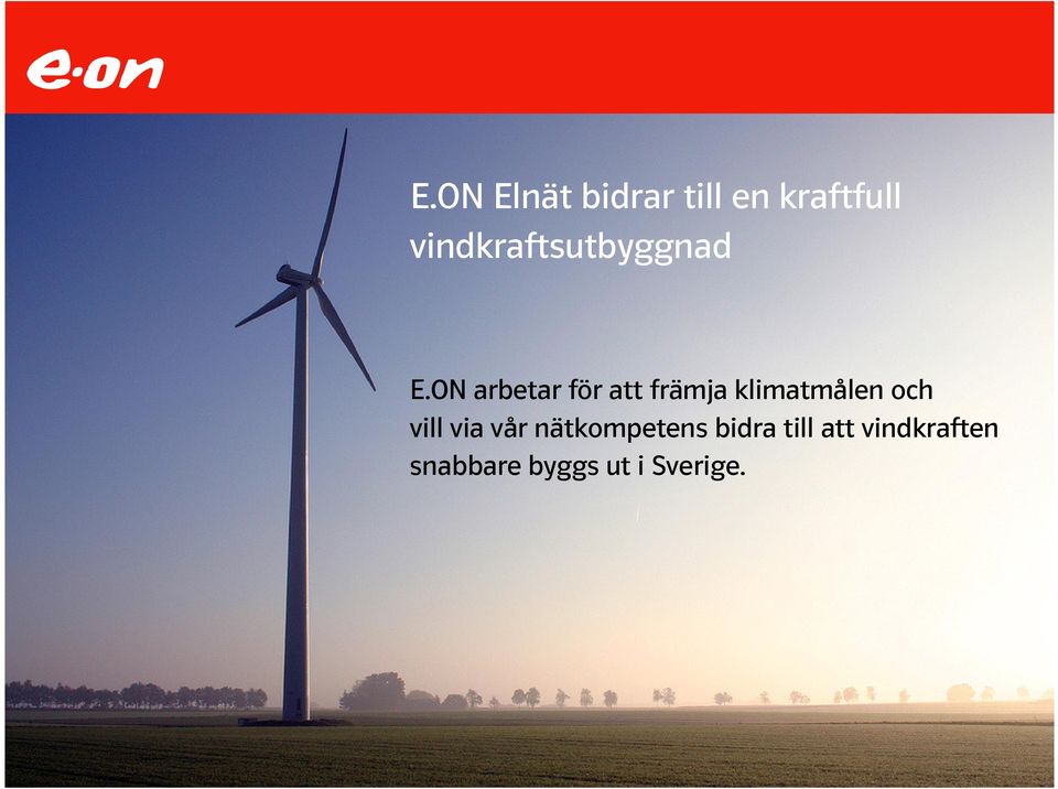 ON arbetar för att främja klimatmålen och