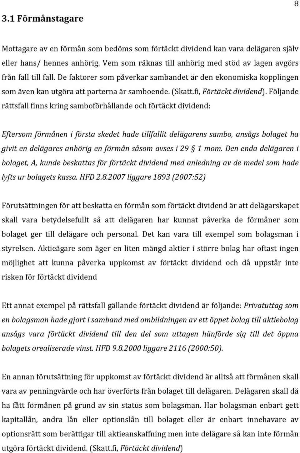 fi, Förtäckt dividend).