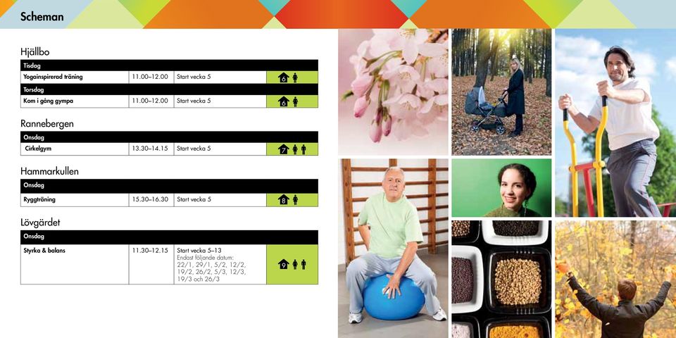 00 Start vecka 5 6 6 Rannebergen Cirkelgym 3.30 4.