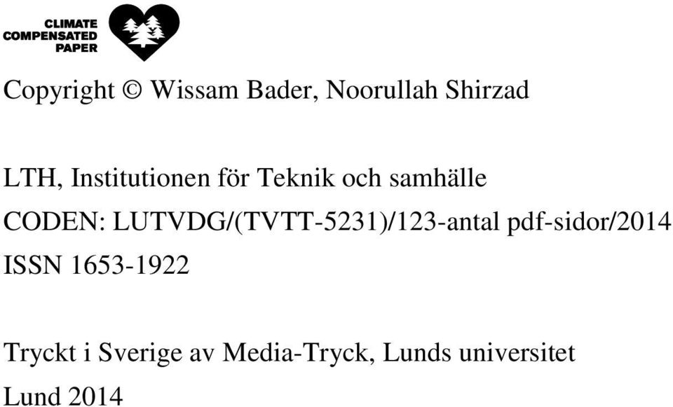 LUTVDG/(TVTT-5231)/123-antal pdf-sidor/214 ISSN