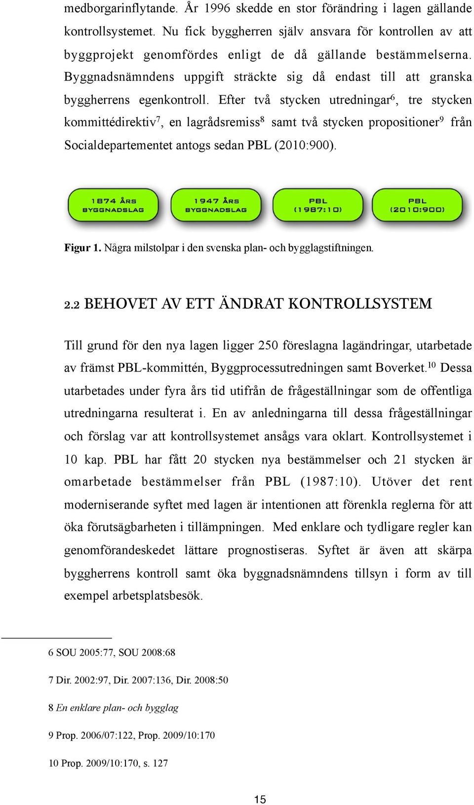 Byggnadsnämndens uppgift sträckte sig då endast till att granska byggherrens egenkontroll.