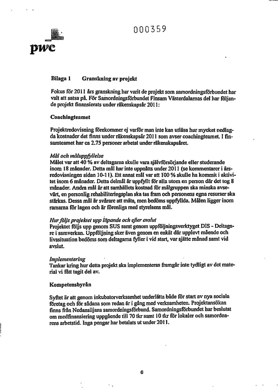 nedlagda kostnader det finns under räkenskapsår 20 Il som avser coachingtearnet. I finsamteamet har ca 2.75 personer arbetat under räkenskapsåret. Alåloch,nåhq1p}.YUe!