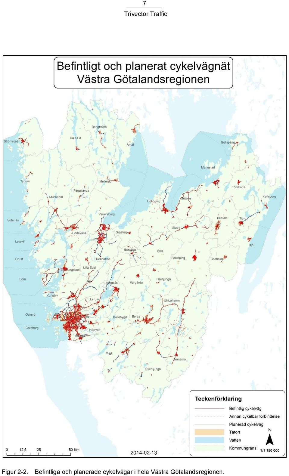 planerade cykelvägar