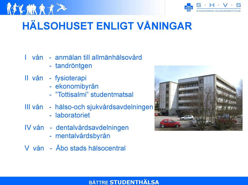 studentmatsal III vån - hälso-och sjukvårdsavdelningen - laboratoriet