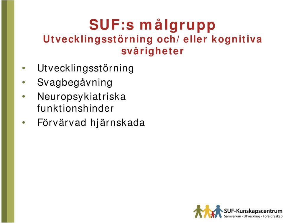 Utvecklingsstörning Svagbegåvning