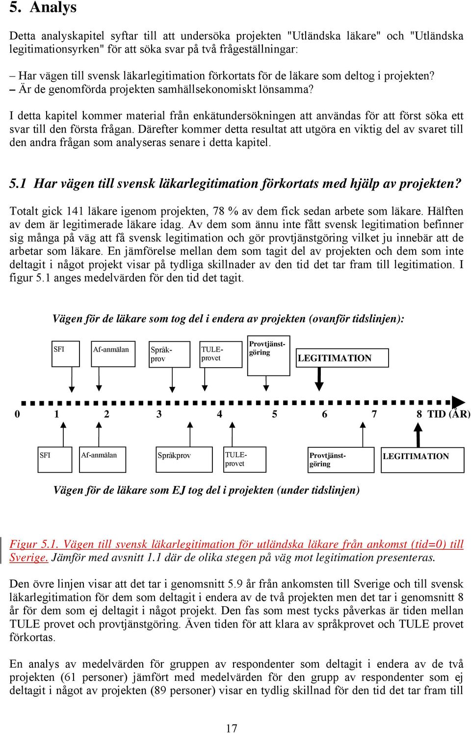 I detta kapitel kommer material från enkätundersökningen att användas för att först söka ett svar till den första frågan.