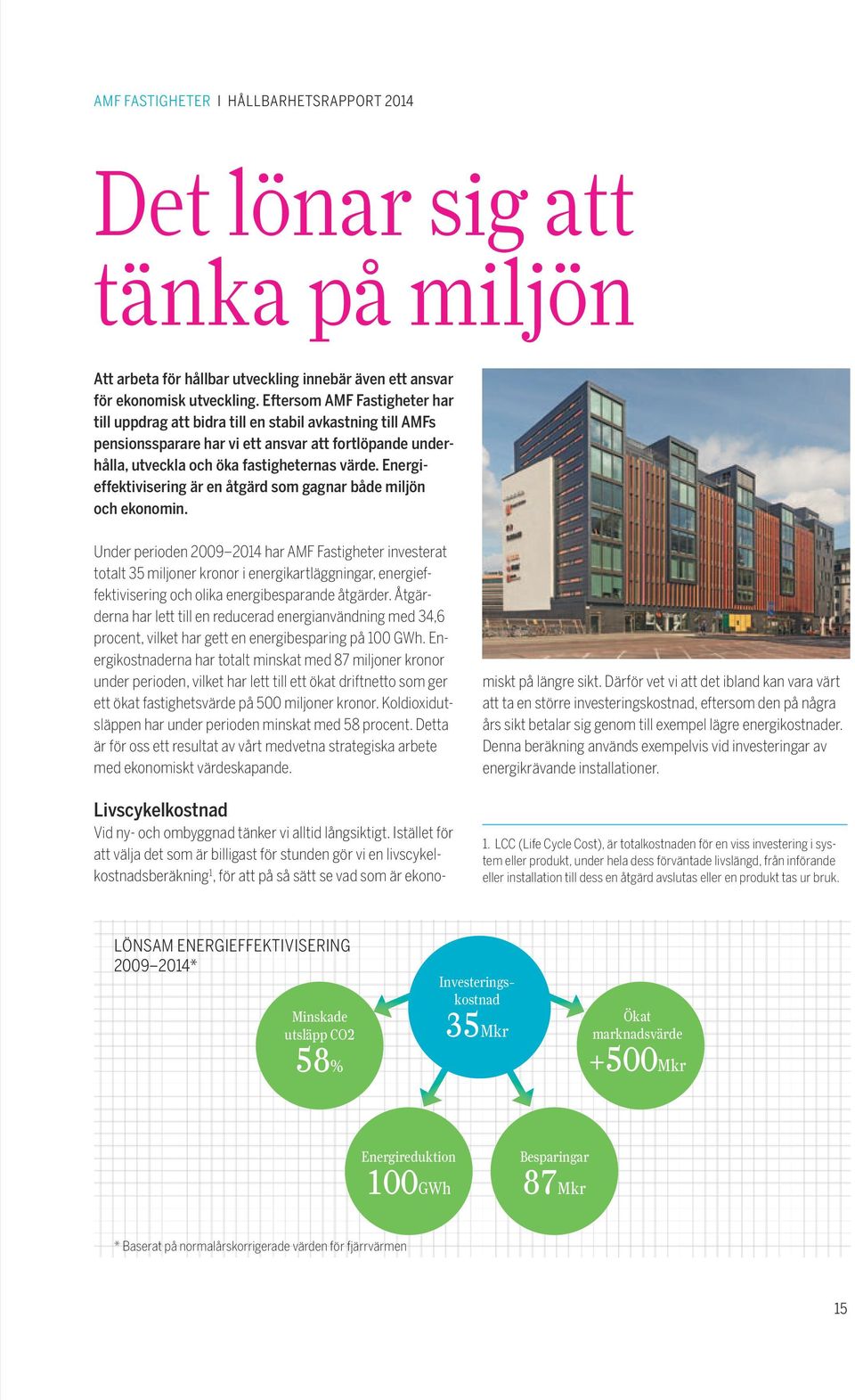 Energieffektivisering är en åtgärd som gagnar både miljön Lönsam energieffektivisering 29 214 och ekonomin.