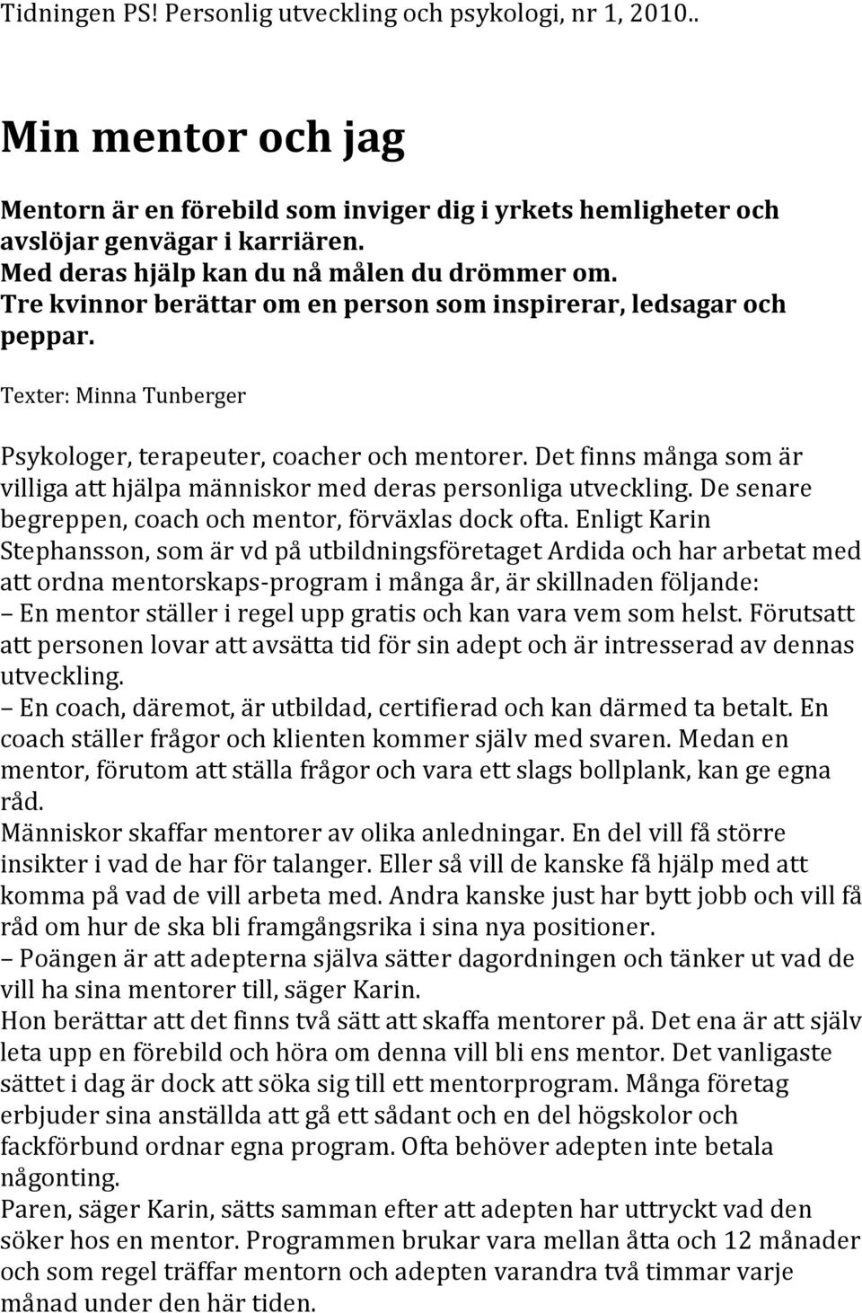 desenare begreppen,coachochmentor,förväxlasdockofta.