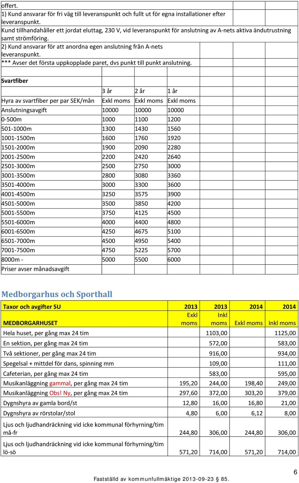 2) Kund ansvarar för att anordna egen anslutning från A-nets leveranspunkt. *** Avser det första uppkopplade paret, dvs punkt till punkt anslutning.