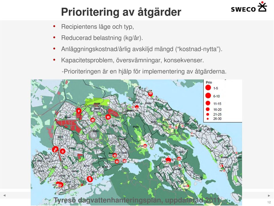 Kapacitetsproblem, översvämningar, konsekvenser.