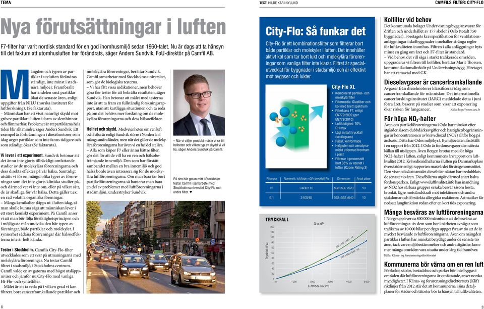 Mängden och typen av partiklar i uteluften förändras ständigt, inte minst i stadsnära miljöer.