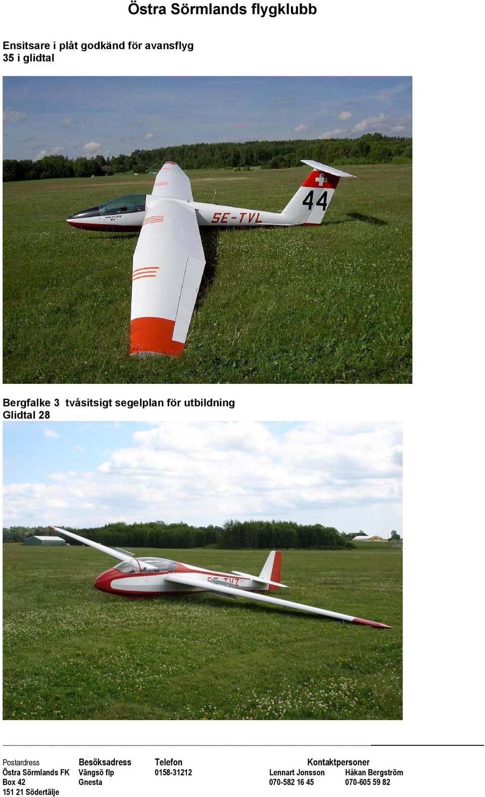 Bergfalke 3 tvåsitsigt