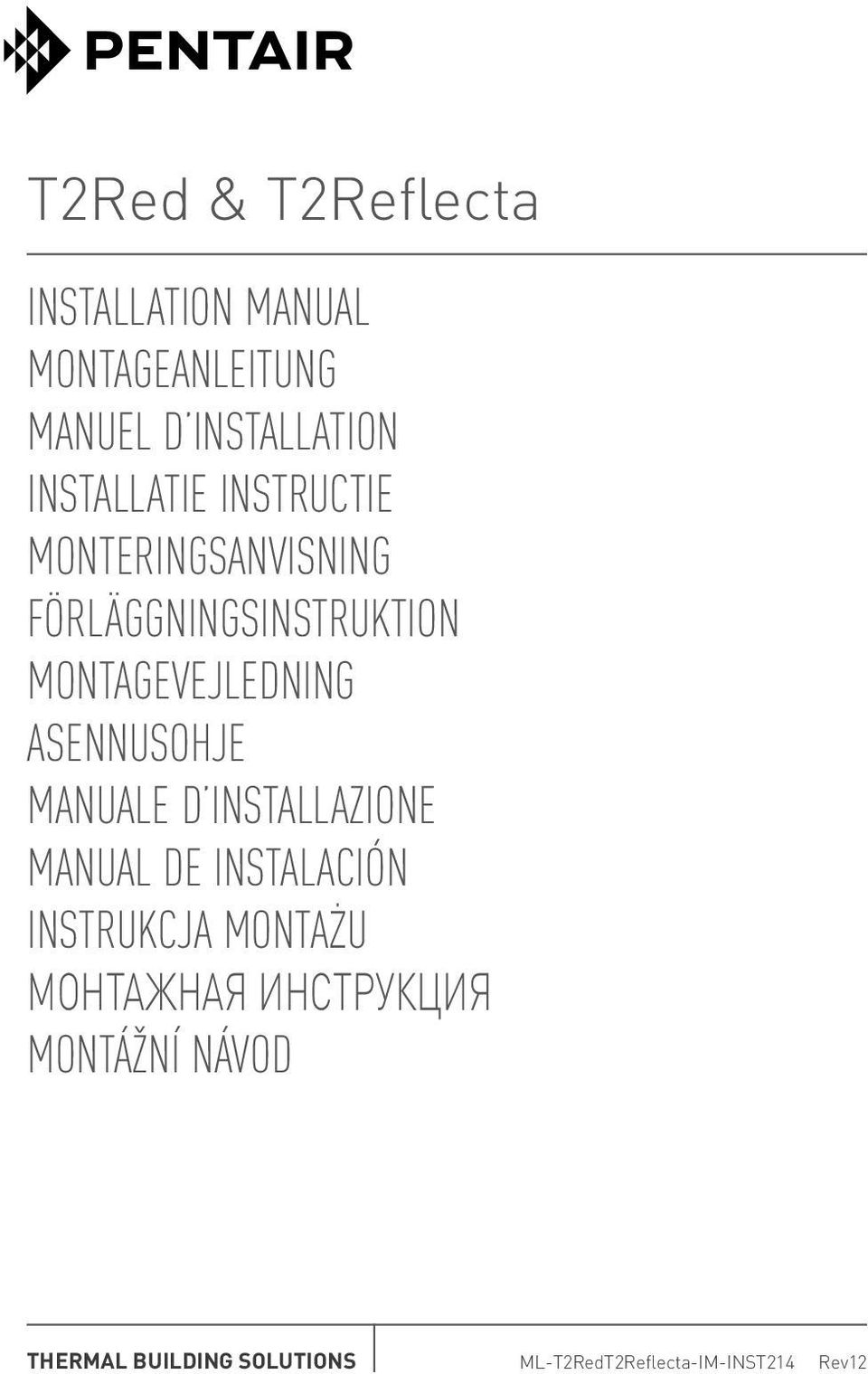 ASENNUSOHJE MANUALE D INSTALLAZIONE MANUAL DE INSTALACIÓN INSTRUKCJA MONTAŻU