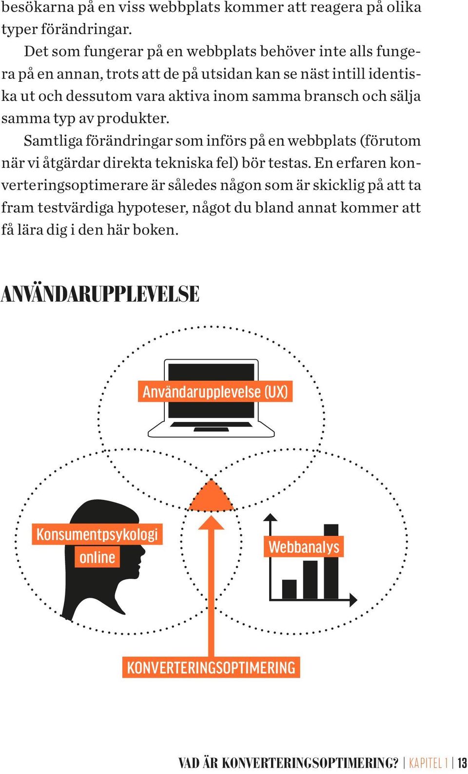 sälja samma typ av produkter. Samtliga förändringar som införs på en webbplats (förutom när vi åtgärdar direkta tekniska fel) bör testas.